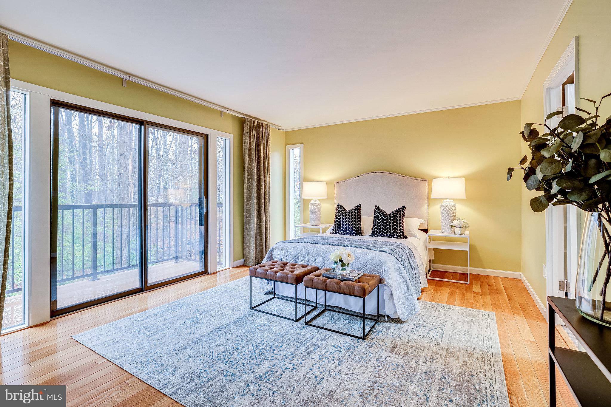 2517 Freetown Drive Reston, VA 20191 - Photo 36 of 71 Primary Bedroom with private balcony