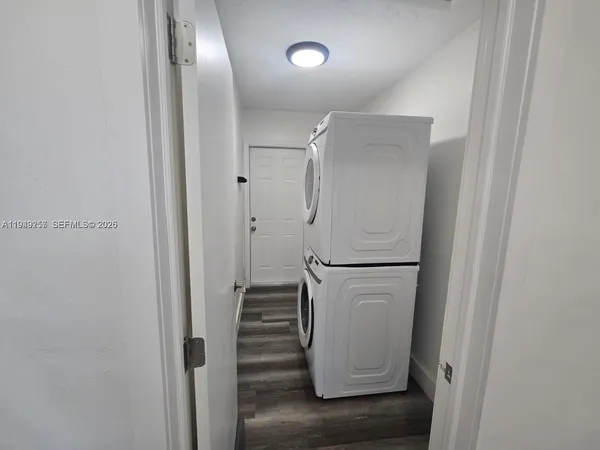 a view of walk in closet