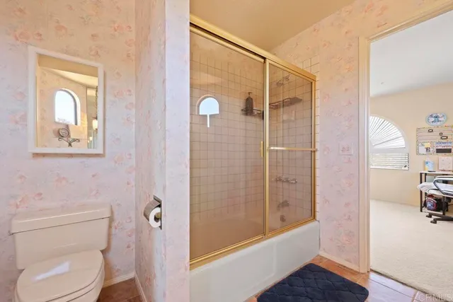 a view of a terrace with a lake view