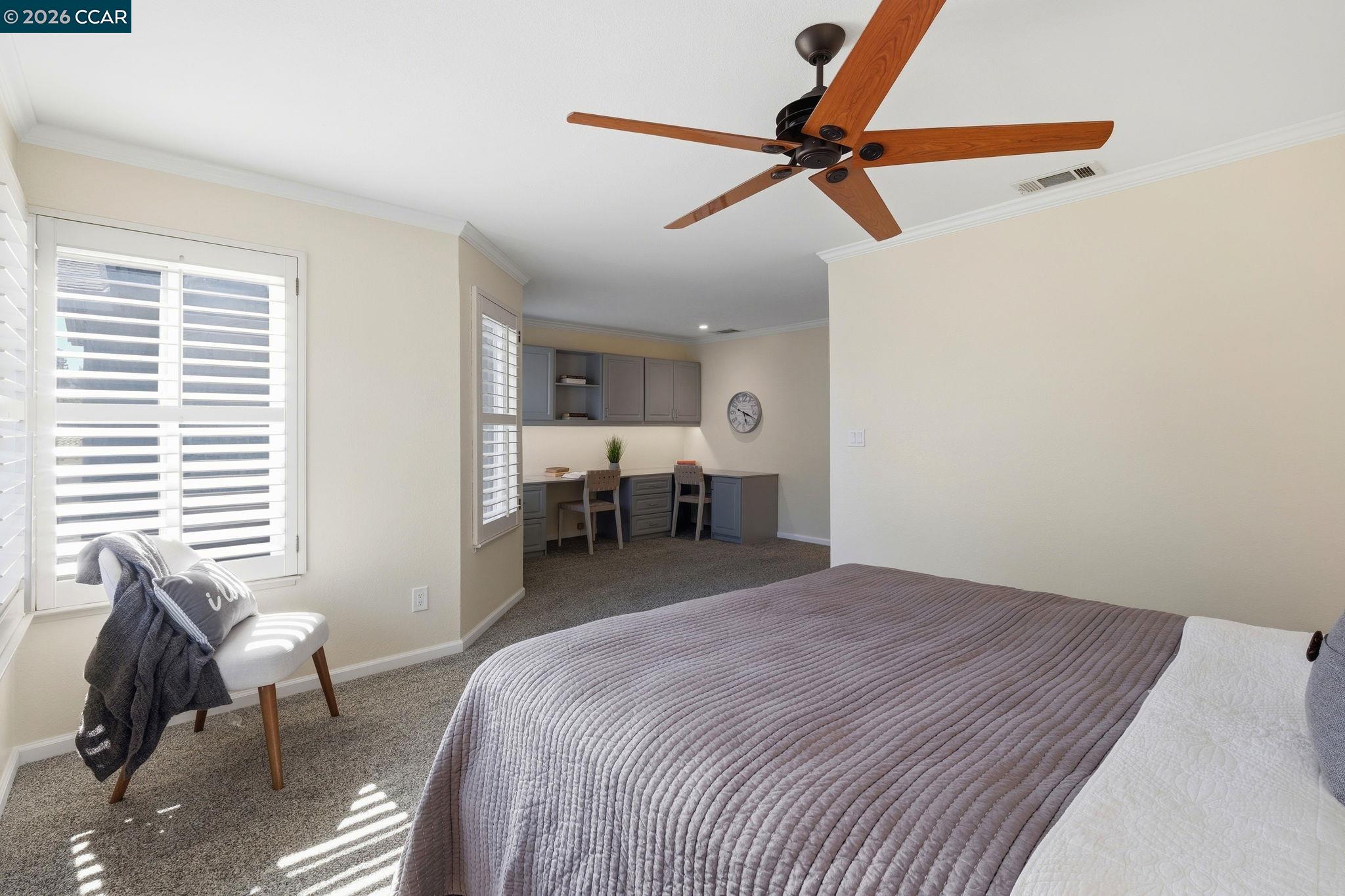 1707 Geary Road Walnut Creek, CA 94597 - Photo 19 of 43 a bedroom with a bed and window