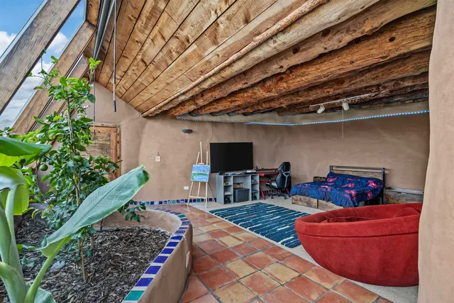 a outdoor space with furniture