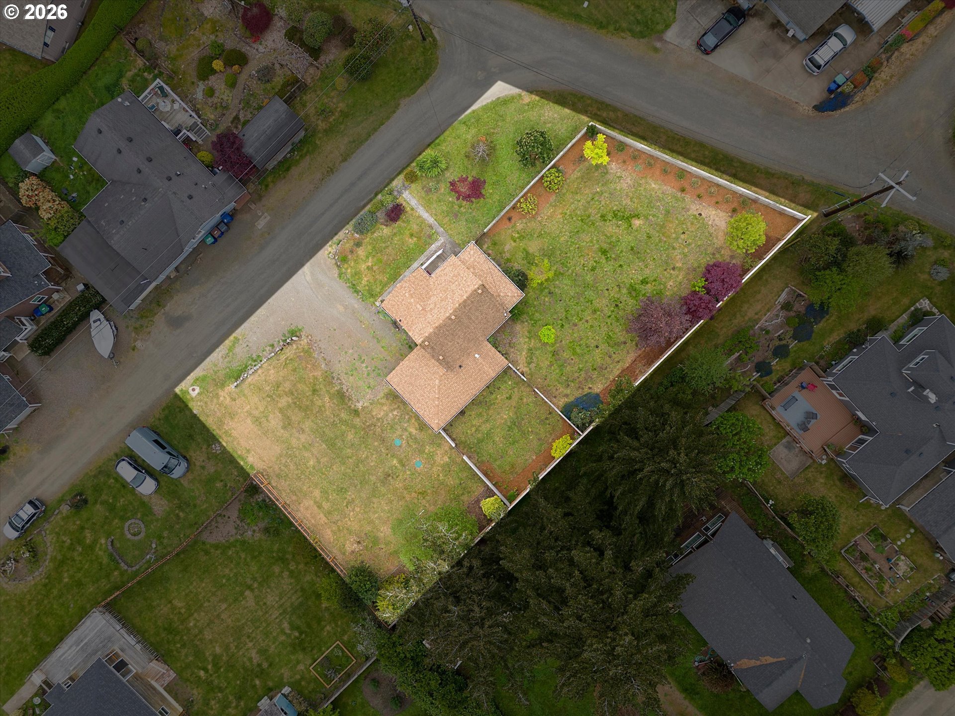 5093 Northeast 49th Street Neotsu, OR 97364 - Photo 35 of 36 an aerial view of a house