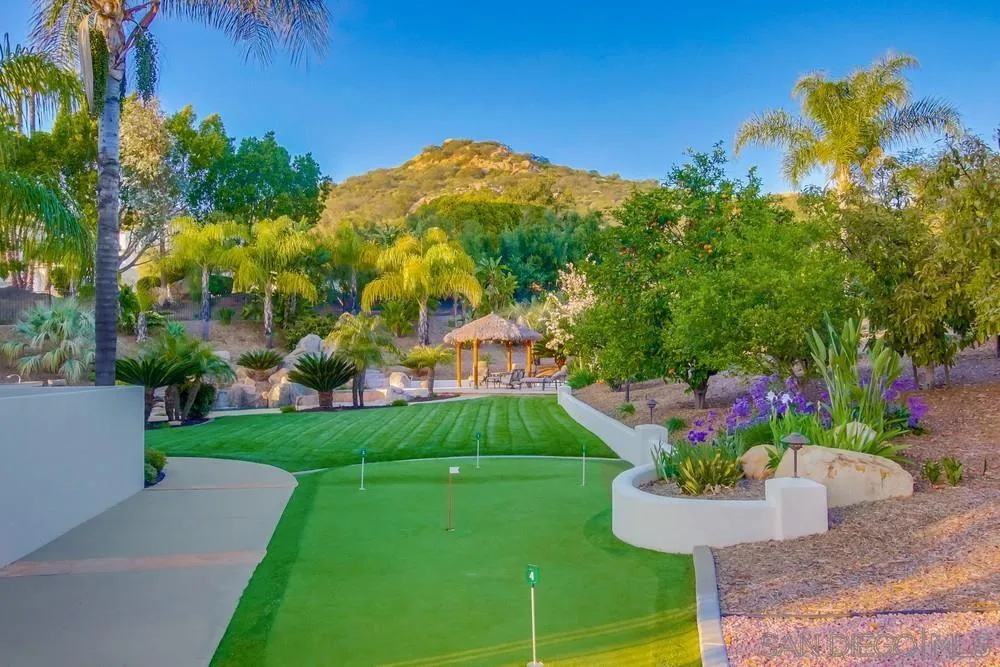 14399 Blue Sage Road Poway, CA 92064 - Photo 68 of 70 a view of a garden with a fountain