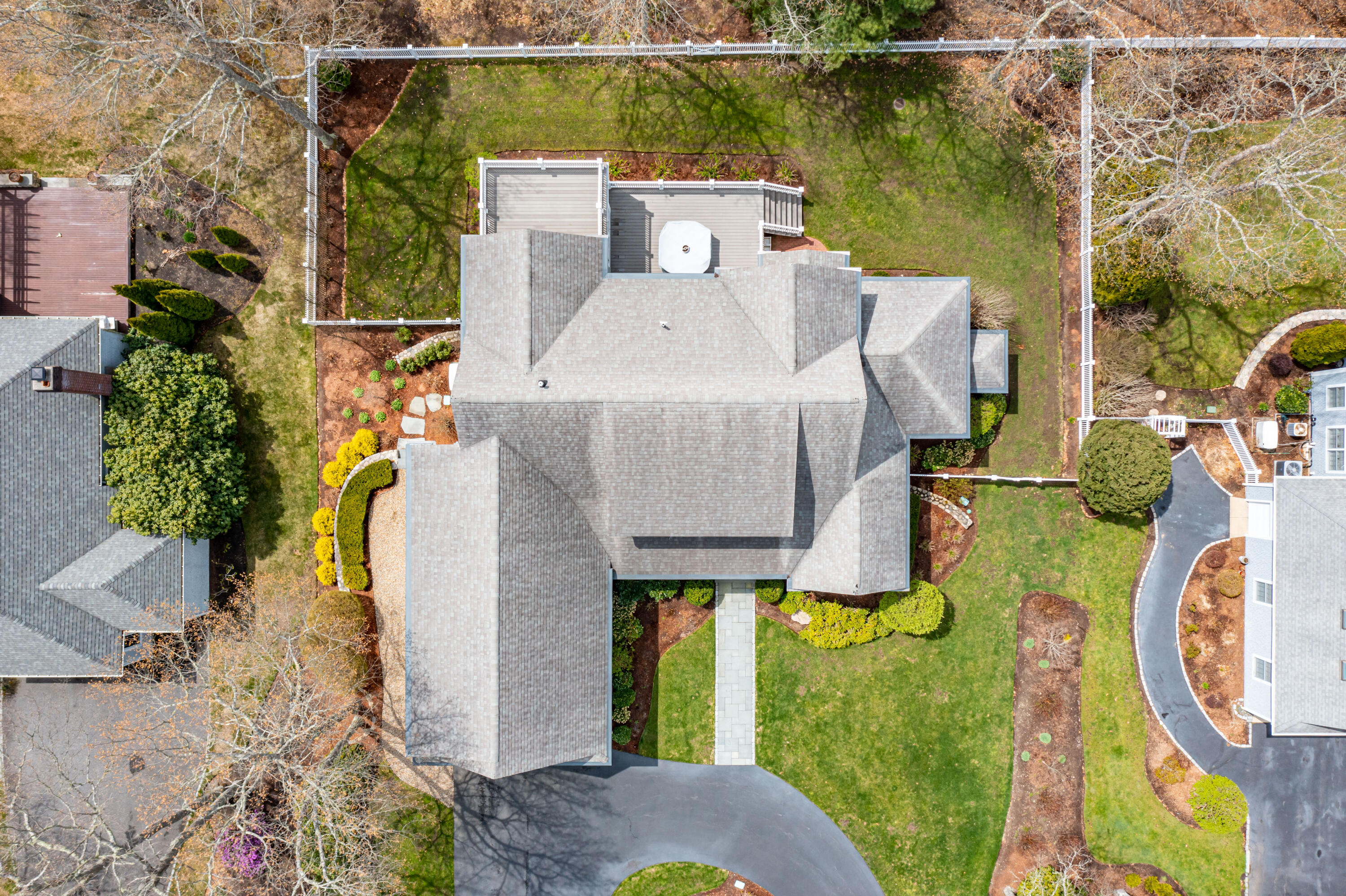 10 Open Space Drive Sandwich, MA 02563 - Photo 49 of 49 an aerial view of a house with a swimming pool