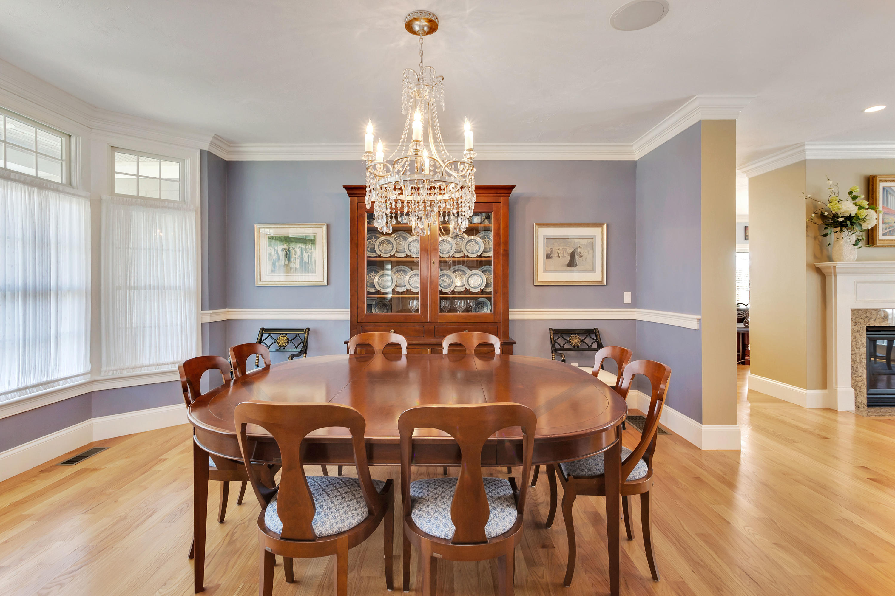 10 Open Space Drive Sandwich, MA 02563 - Photo 9 of 49 a view of a dining room with furniture and chandelier