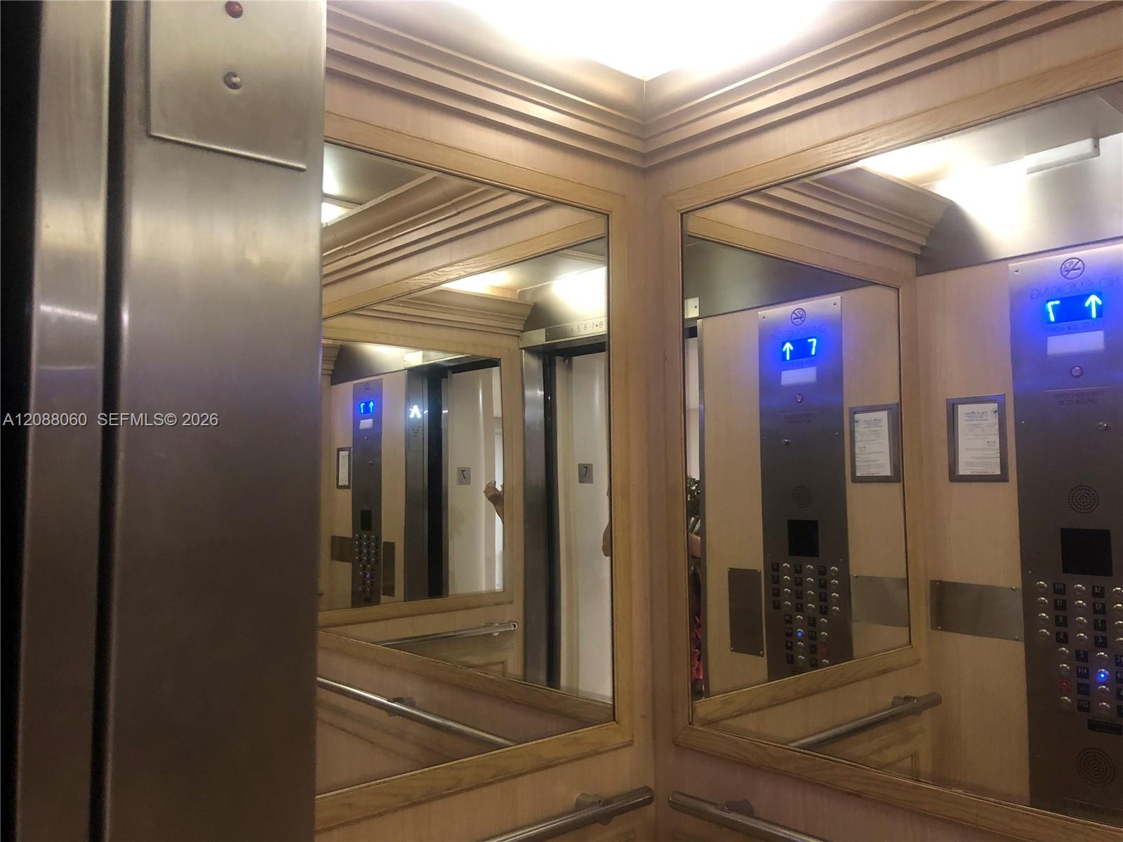 150 Southeast 25th Road, Unit 7E Miami, FL 33129 - Photo 25 of 42 Elevator
