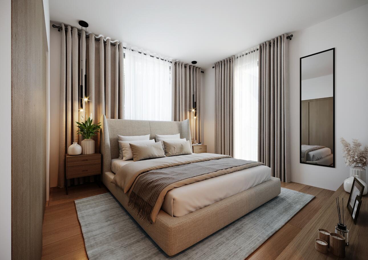 58 Cumberland Avenue, Unit 5 Portland, ME 04101 - Photo 14 of 25 Bedroom Rendering