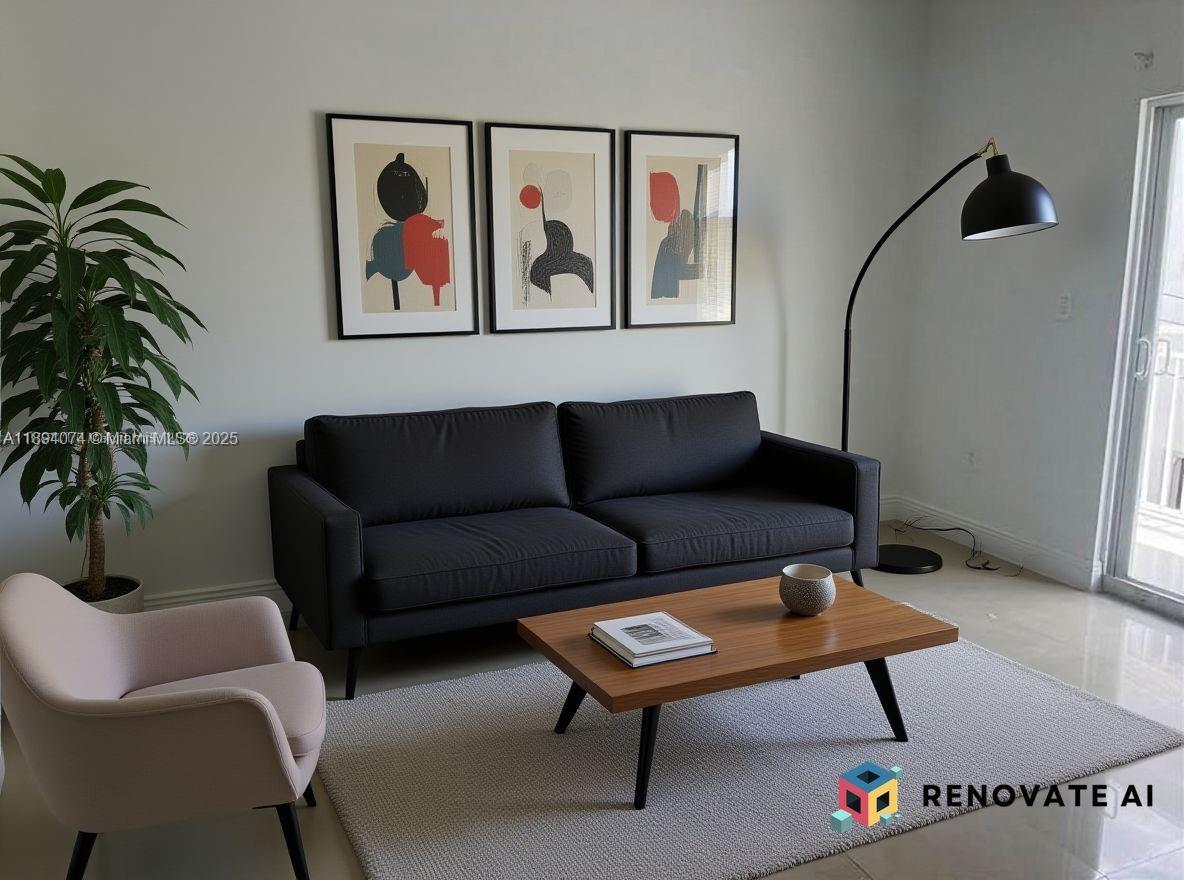 1020 Southwest 4th Street, Unit 103 Miami, FL 33130 - Photo 2 of 11 a living room with furniture and a potted plant
