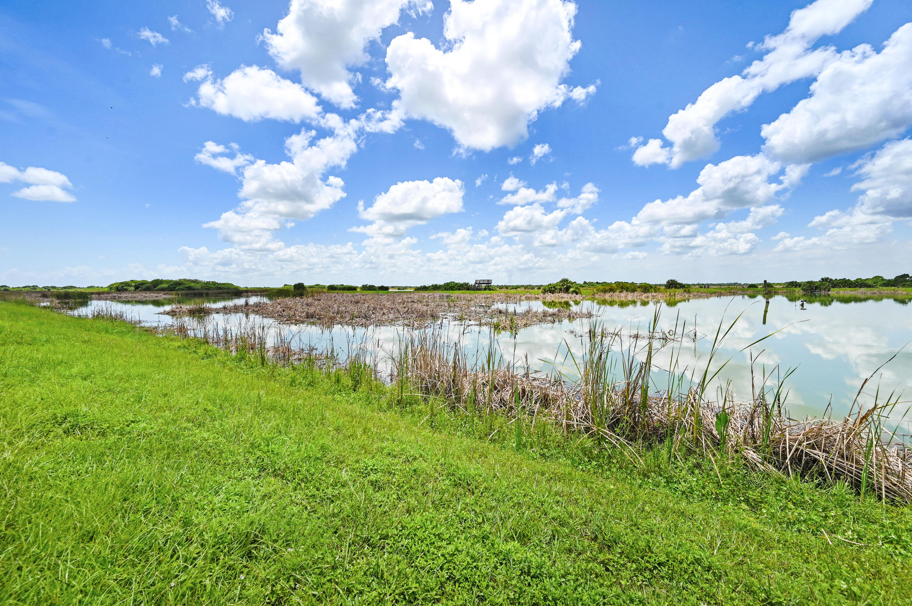 3795 Sansome Circle Melbourne, FL 32940 - Photo 29 of 76 a view of a lake with houses in the back