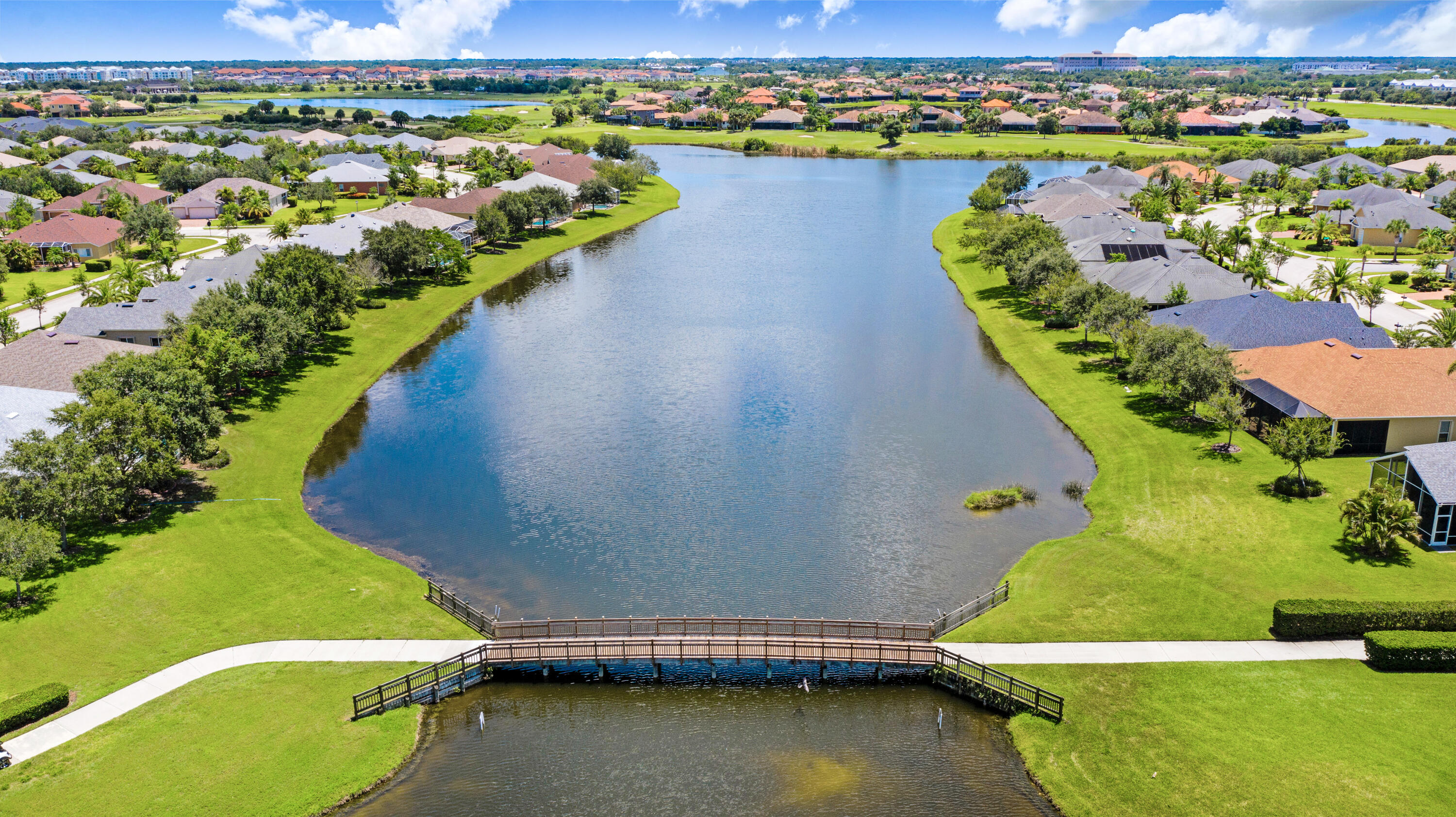 3795 Sansome Circle Melbourne, FL 32940 - Photo 72 of 76 an aerial view of a city