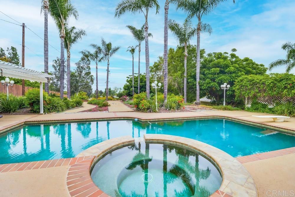 1601 Hidden Mesa Road El Cajon, CA 92019 - Photo 26 of 31 a view of a swimming pool with a patio