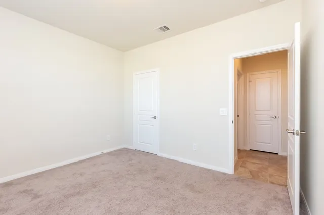 a view of closet area