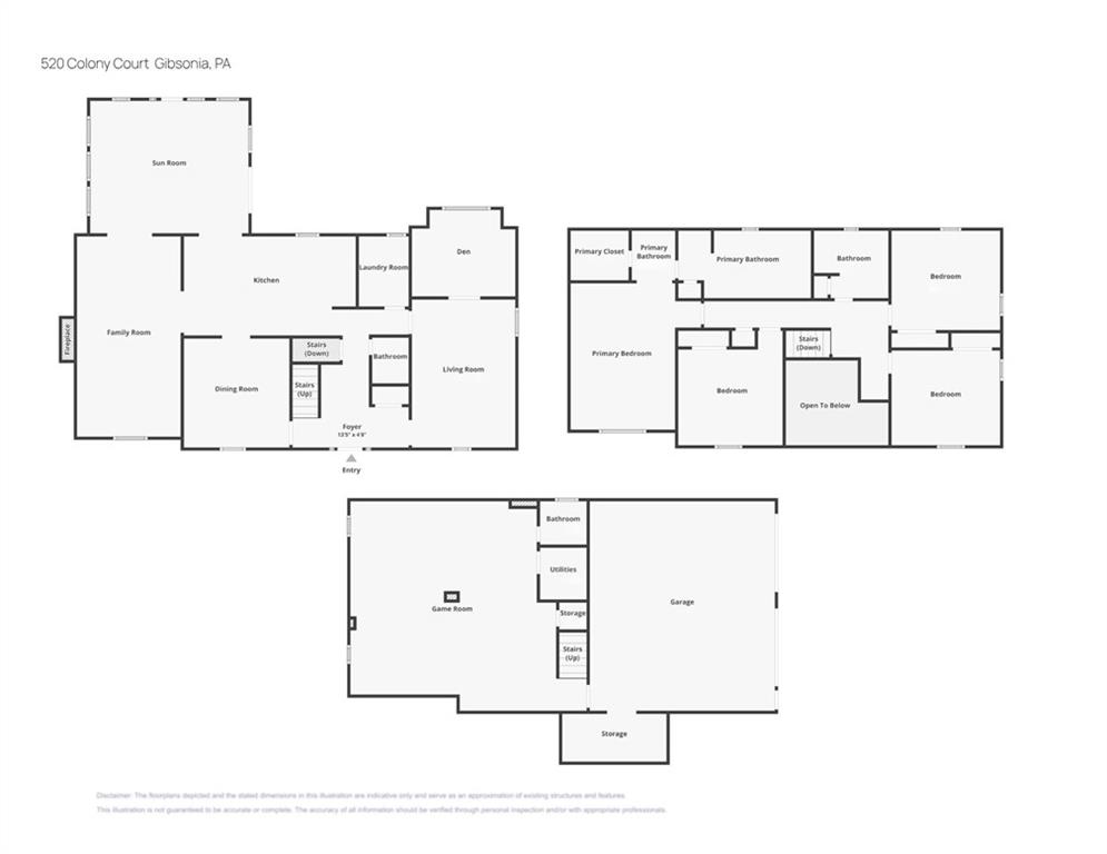 520 Colony Court Gibsonia, PA 15044 - Photo 3 of 45 a picture of floor plan