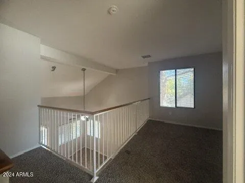 a view of hallway with window