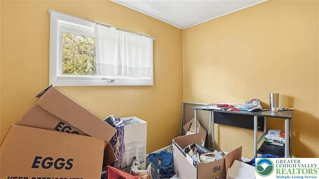 a view of storage and utility room