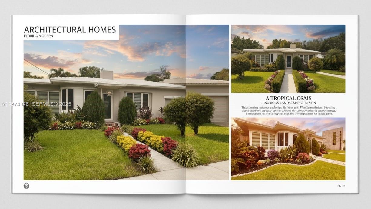 40 Southwest 30th Road Miami, FL 33129 - Photo 45 of 54 a black and white photo of a living room
