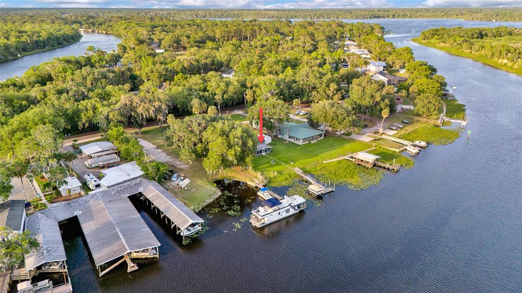 2313 River Ridge Road DeLand, FL 32720 - Photo 55 of 63 an aerial view of a house with a yard basket ball court