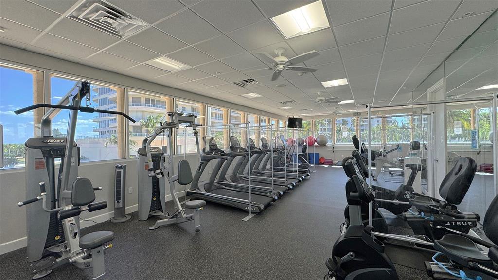 3060 Grand Bay Boulevard, Unit 155 Longboat Key, FL 34228 - Photo 52 of 67 a view of a room with gym equipment