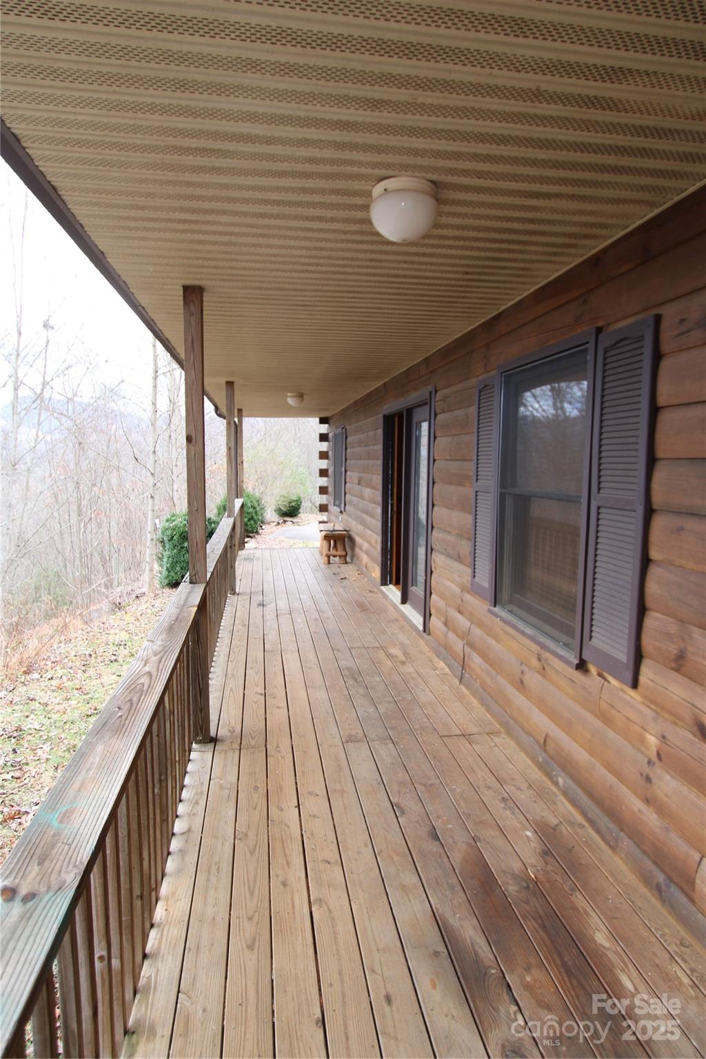 236 Plainview Ridge Sylva, NC 28779 - Photo 16 of 21 a view of balcony and wooden floor