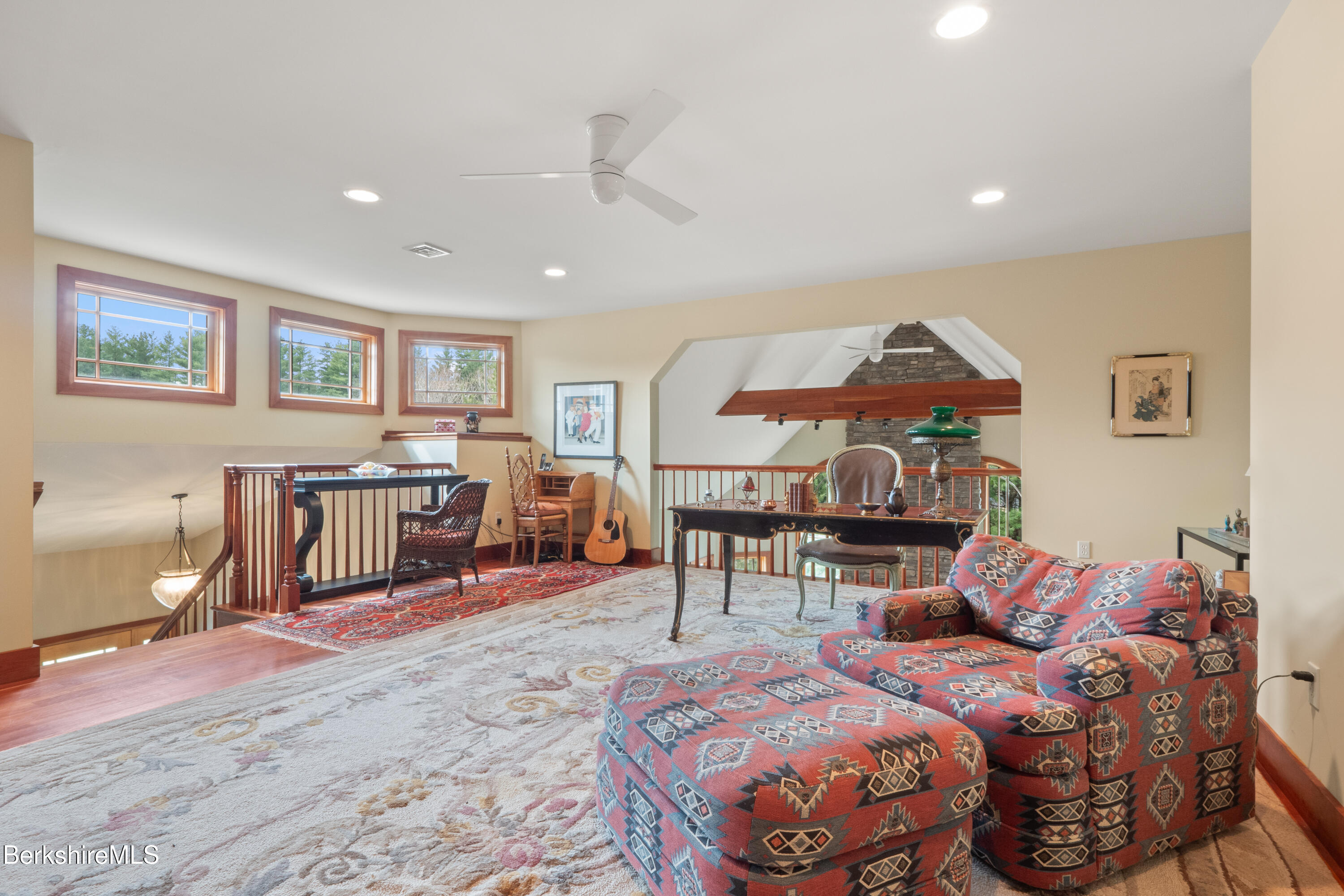 62 Stockbridge Terrace Lee, MA 01238 - Photo 29 of 49 a bedroom with furniture and a large window