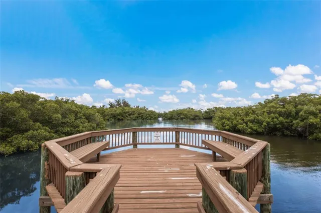 a view of balcony and yard