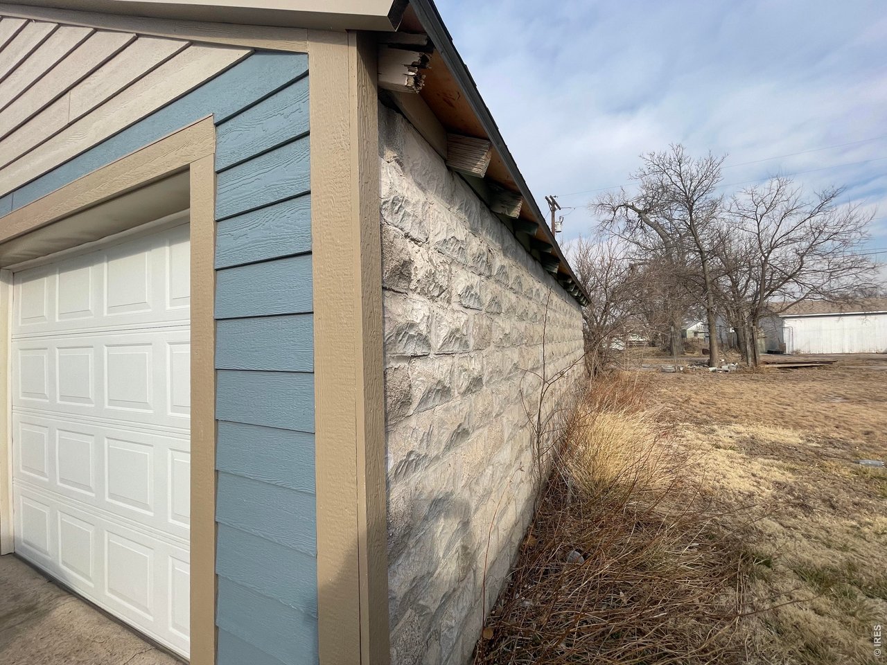 217 Nebraska Avenue Stratton, CO 80836 - Photo 6 of 21 Garage - Cinder Block construction with updated face