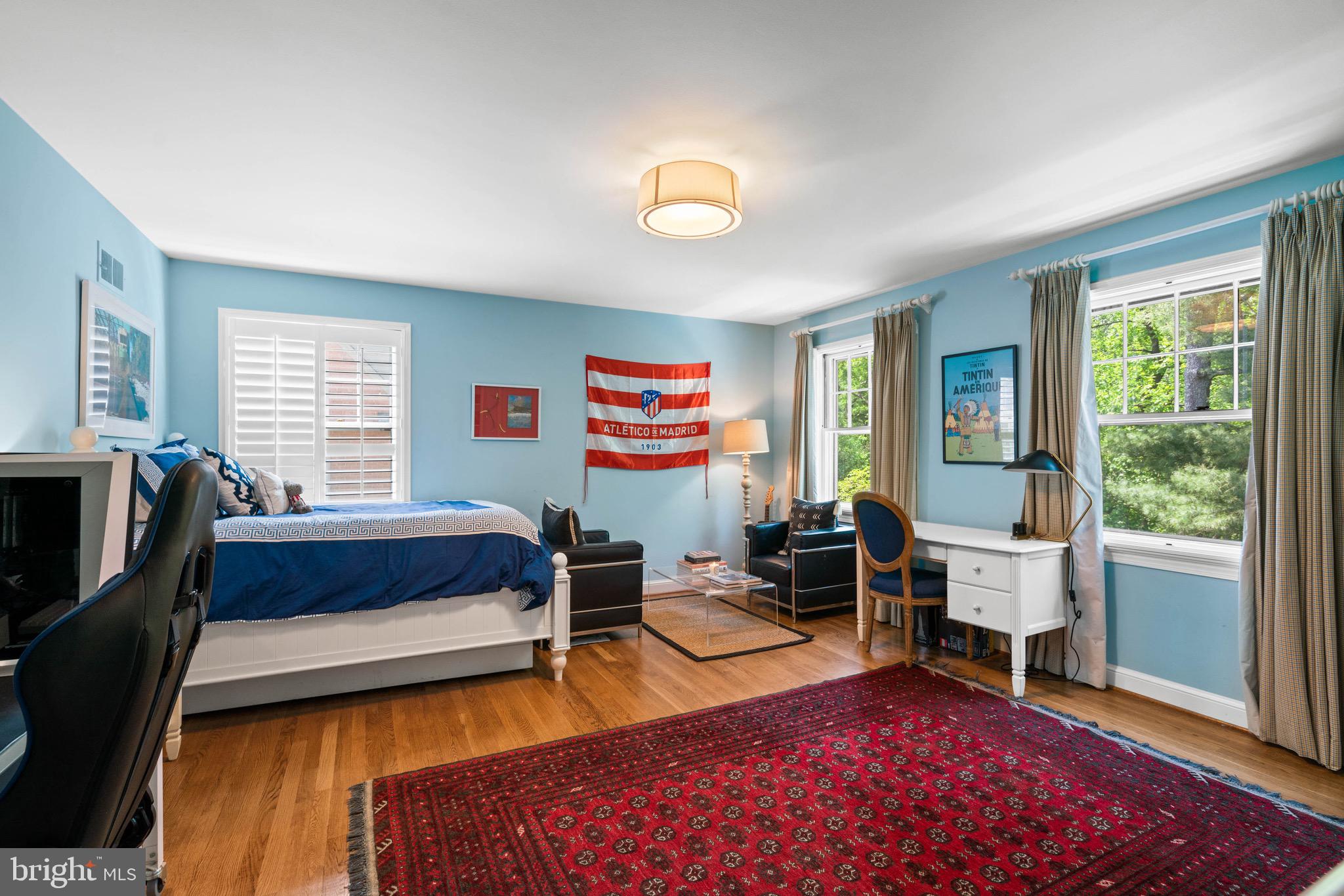 8 Farmington Court Chevy Chase, MD 20815 - Photo 24 of 34 a bedroom with furniture and a window