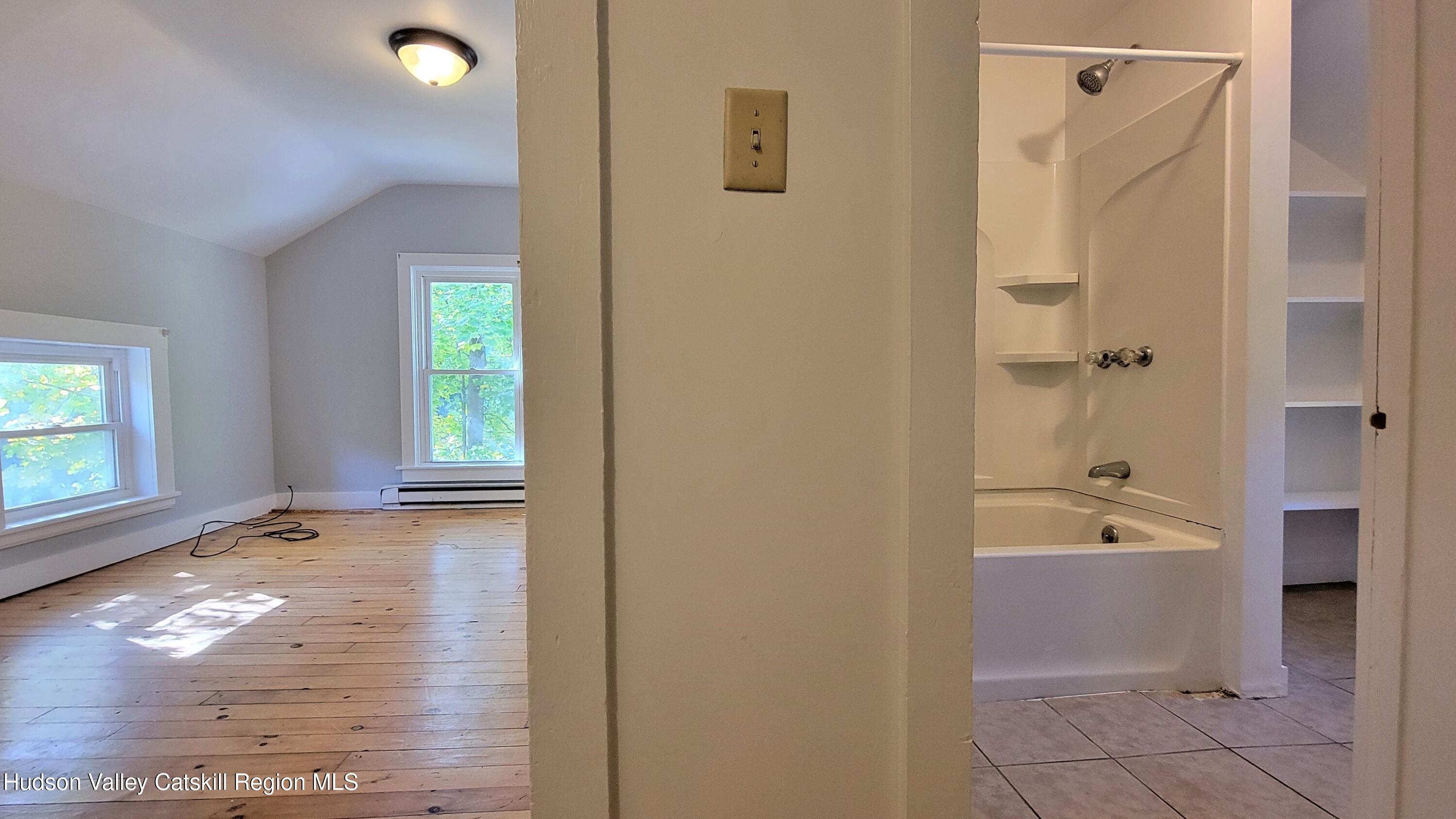 22 Spring Street Chatham, NY 12037 - Photo 44 of 61 a bathroom with a bathtub and a shower