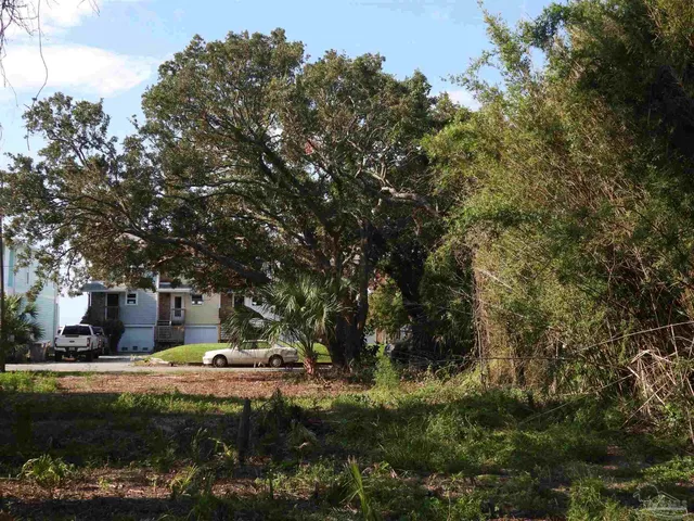 a front view of a house with garden and trees