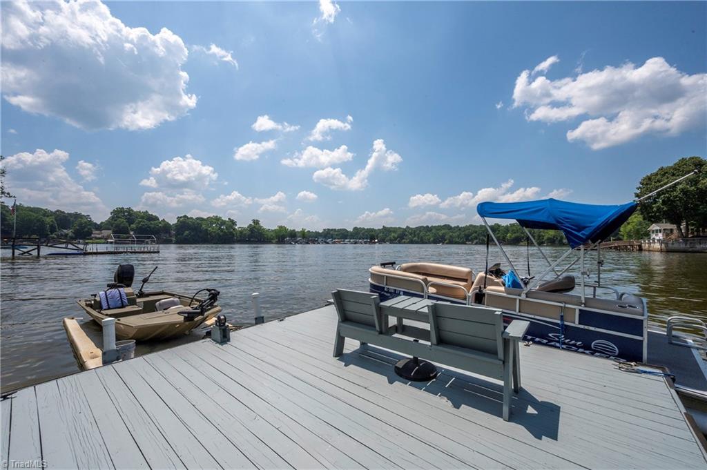 2113 Warf Road Lexington, NC 27292 - Photo 15 of 50 Another view of the boat house with steps to the lake