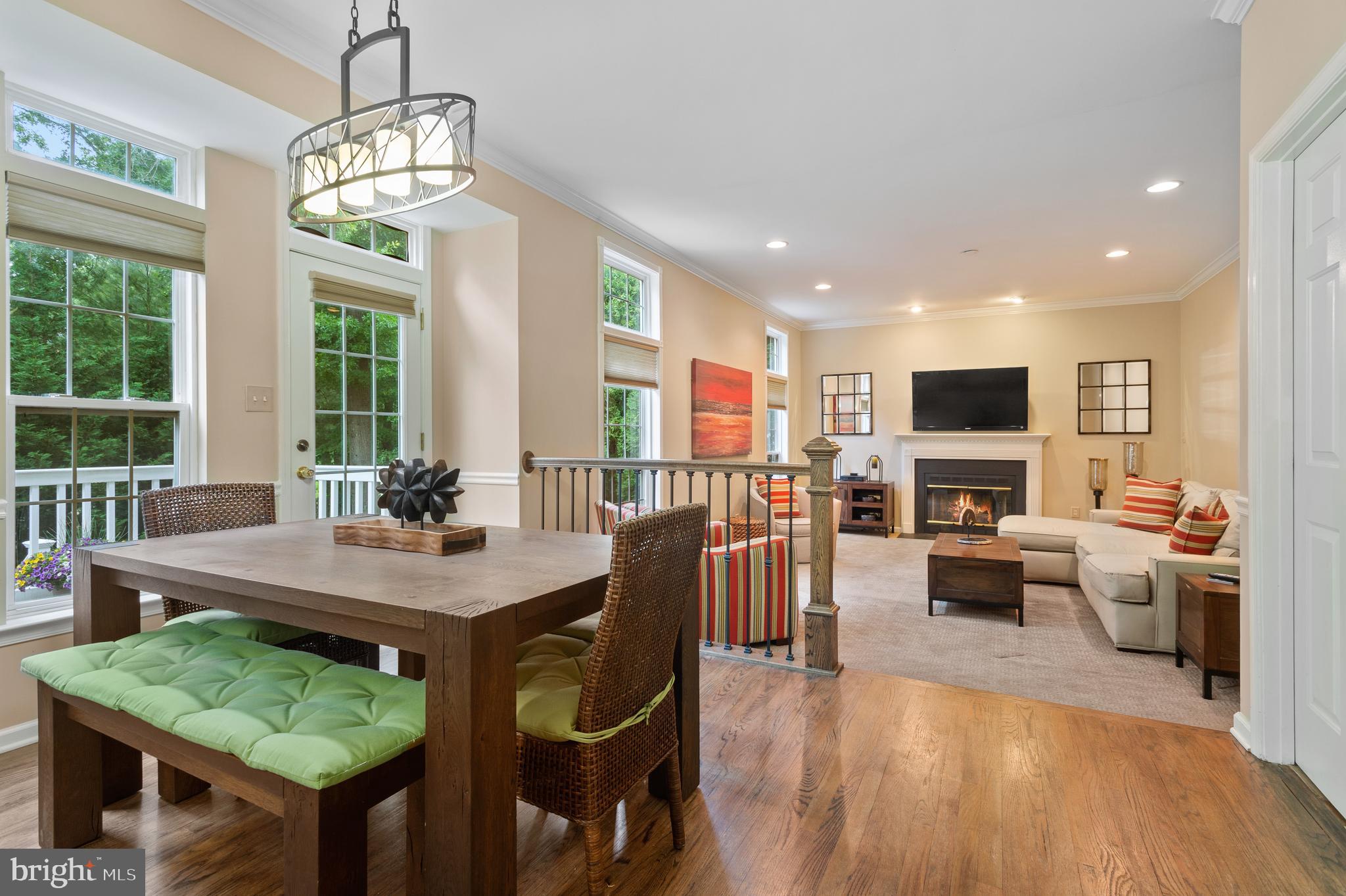 57 Avalon Road Pennington, NJ 08534 - Photo 15 of 35 Breakfast Area into Family Room