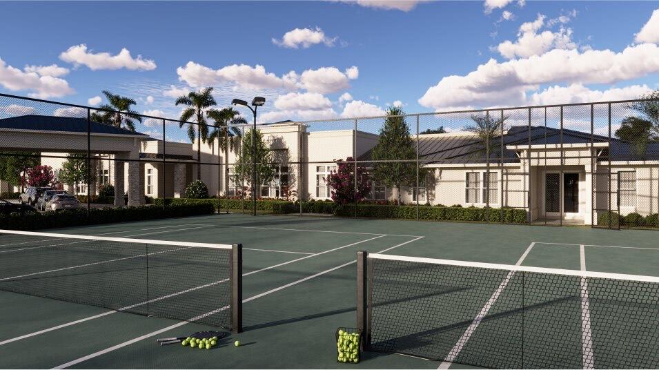 13899 Via Aurora, Unit C Delray Beach, FL 33484 - Photo 34 of 39 a view of a basket ball ground