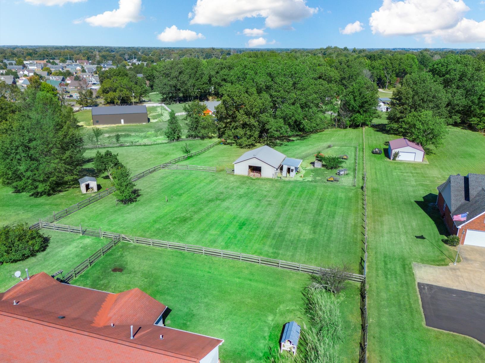 2640 Brighton-Clopton Road Brighton, TN 38011 - Photo 31 of 36 Aerial view of property and surrounding area with rural landscape