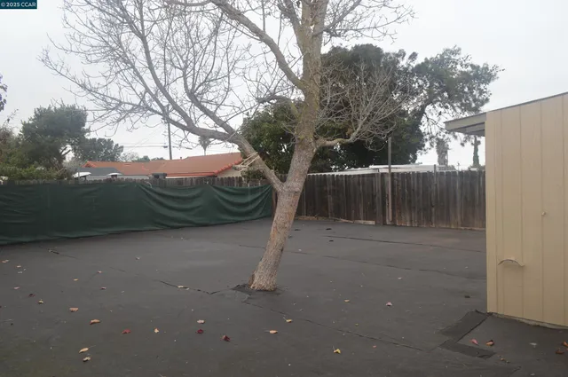 a wooden bench sitting in middle of a forest