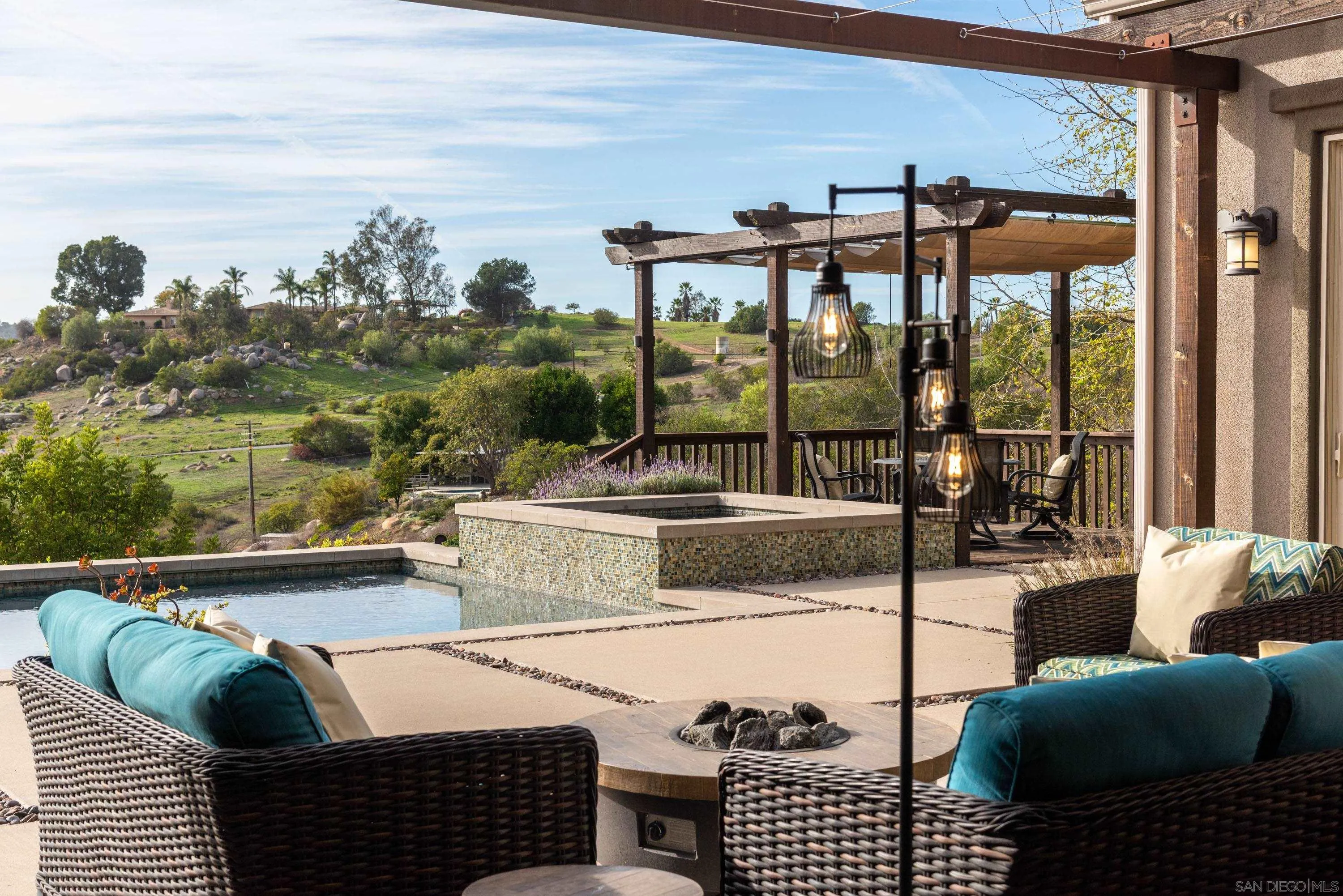 14516 Highcrest Court Poway, CA 92064 - Photo 37 of 71 a view of balcony with couch and chairs