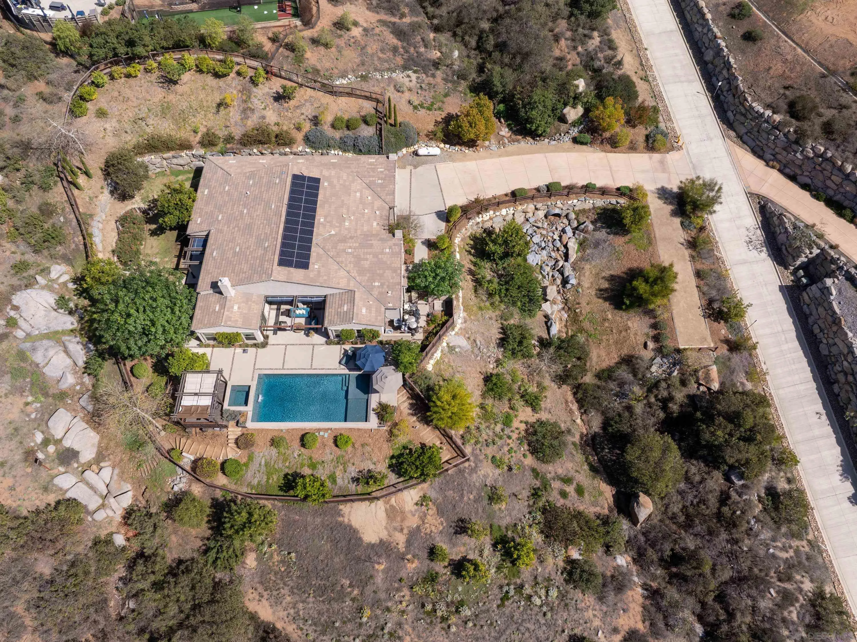 14516 Highcrest Court Poway, CA 92064 - Photo 52 of 71 an aerial view of a house with a yard