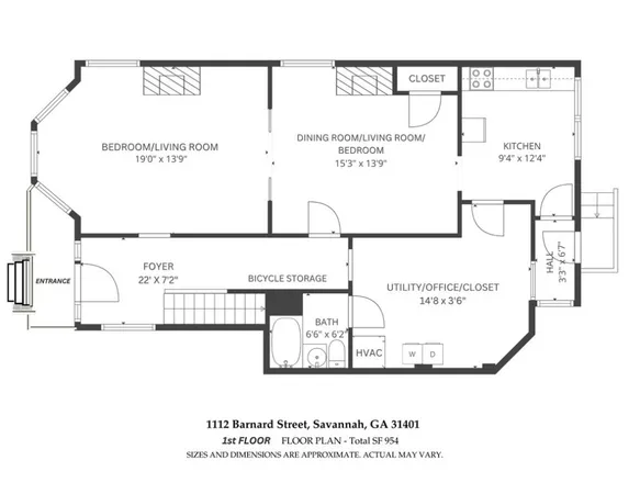 $1,800 | 1112 Barnard Street, Unit A OR #B, Savannah, GA 31401