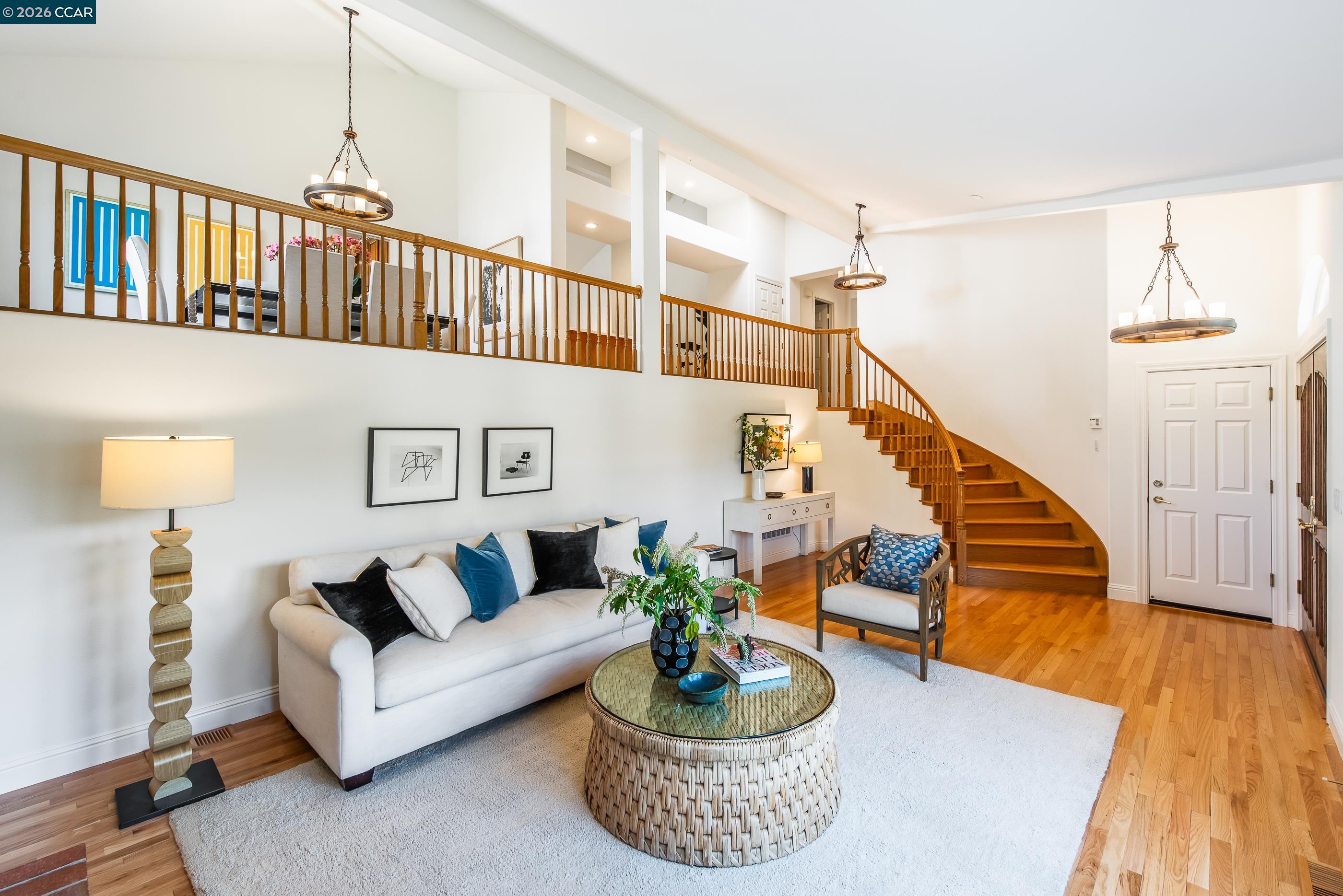 1170 Sunrise Ridge Drive Lafayette, CA 94549 - Photo 6 of 45 a living room with furniture and a wooden floor