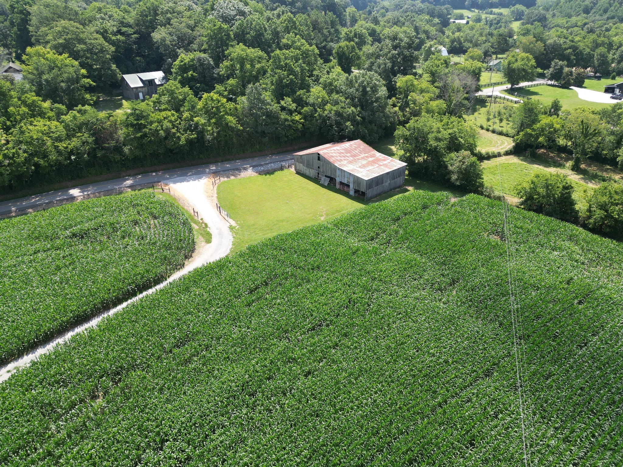 3349 Sweeney Hollow Road Franklin, TN 37064 - Photo 25 of 41 a view of a garden with a lake