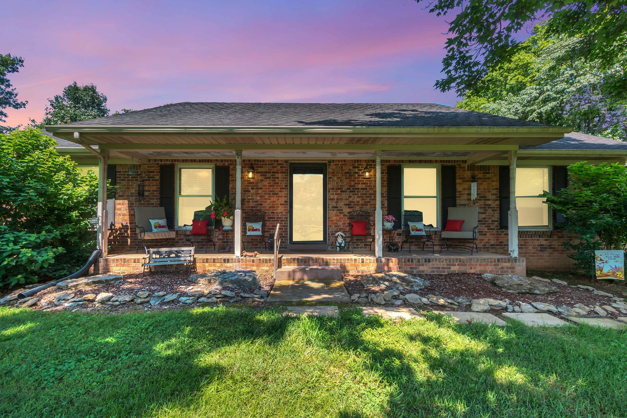 3349 Sweeney Hollow Road Franklin, TN 37064 - Photo 6 of 41 a view of a house with backyard and porch