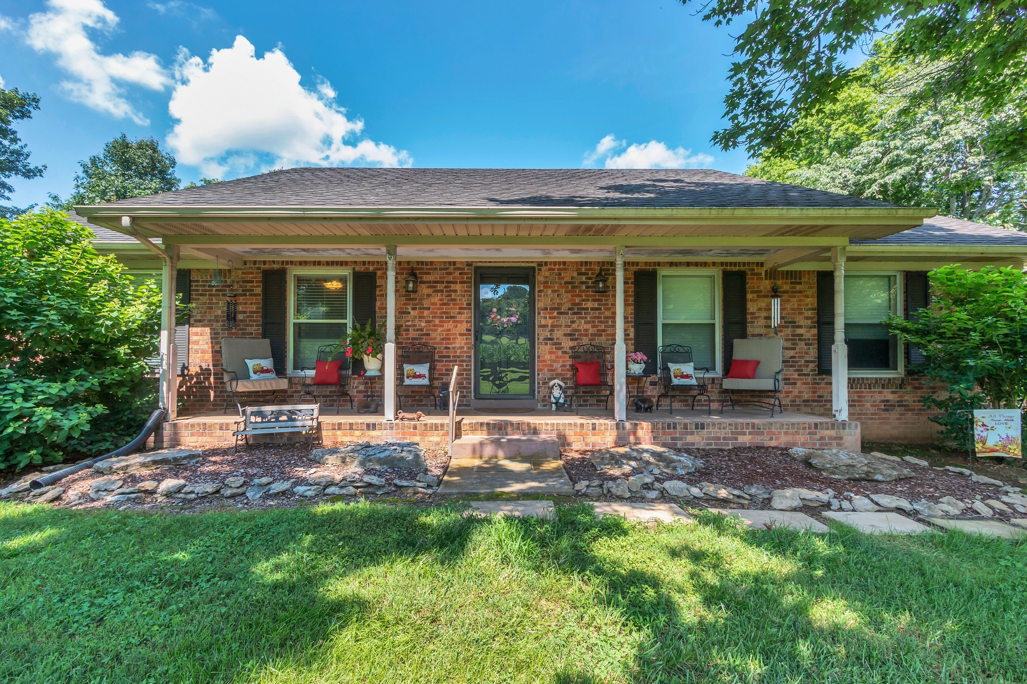 3349 Sweeney Hollow Road Franklin, TN 37064 - Photo 7 of 41 a view of a house with backyard and porch