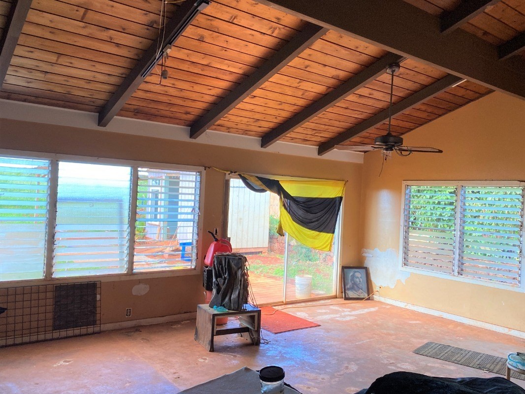 4825 Moi Road Hanapepe, HI 96716 - Photo 2 of 14 a view of an empty room with a window
