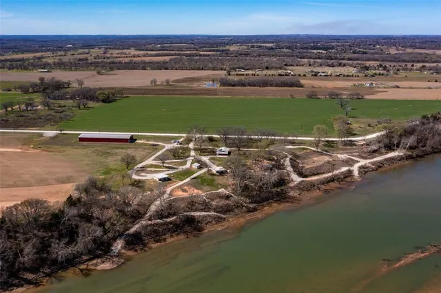 a view of a lake with a ocean view