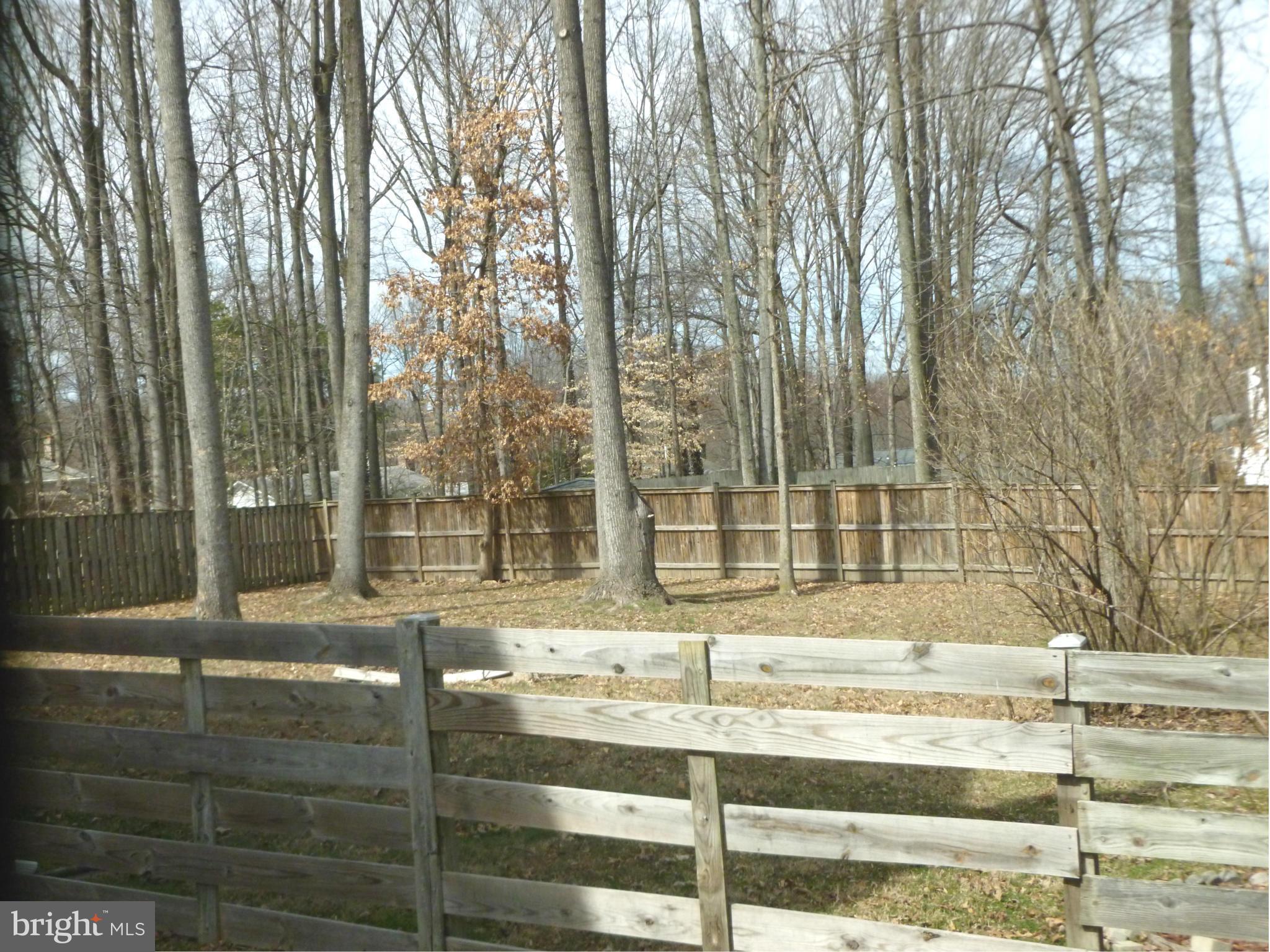 6905 Sydenstricker Road Springfield, VA 22152 - Photo 24 of 25 Huge back yard with partial fence
