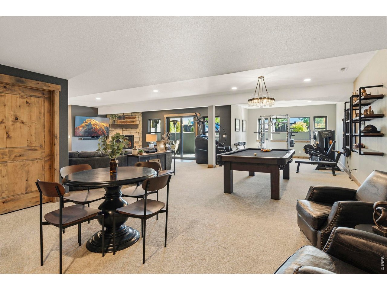 2734 Southwind Road Berthoud, CO 80513 - Photo 35 of 50 Large Basement Family Room and Rec Room