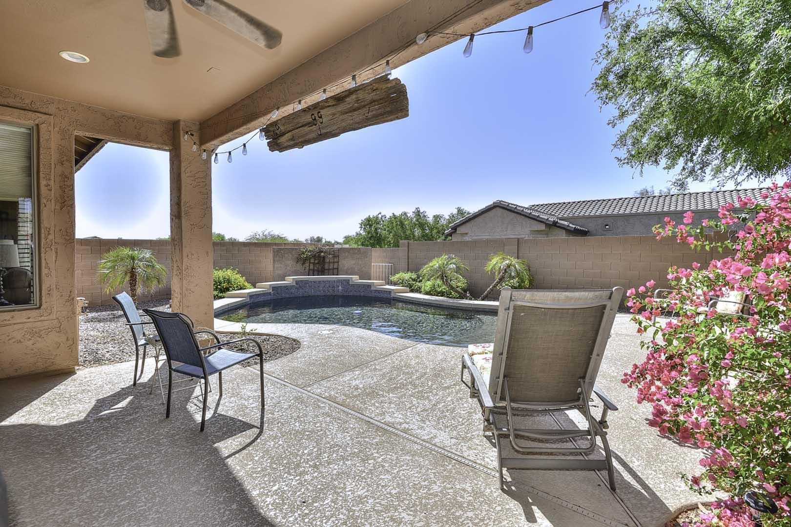 15129 West Redfield Road Surprise, AZ 85379 - Photo 36 of 45 Covered Patio-Backyard