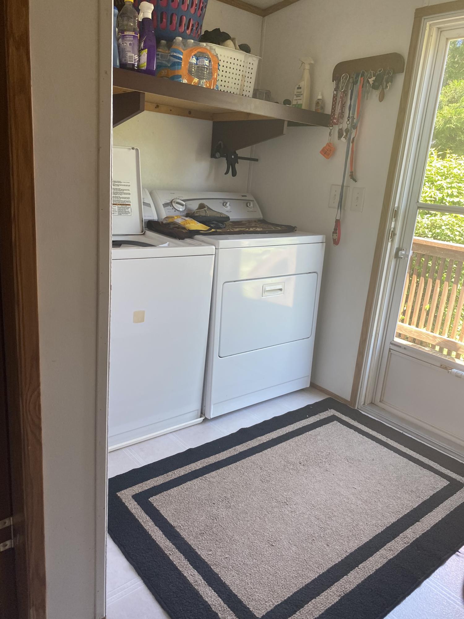 106 Brake Road Elliston, VA 24087 - Photo 8 of 13 a utility room with dryer and washer
