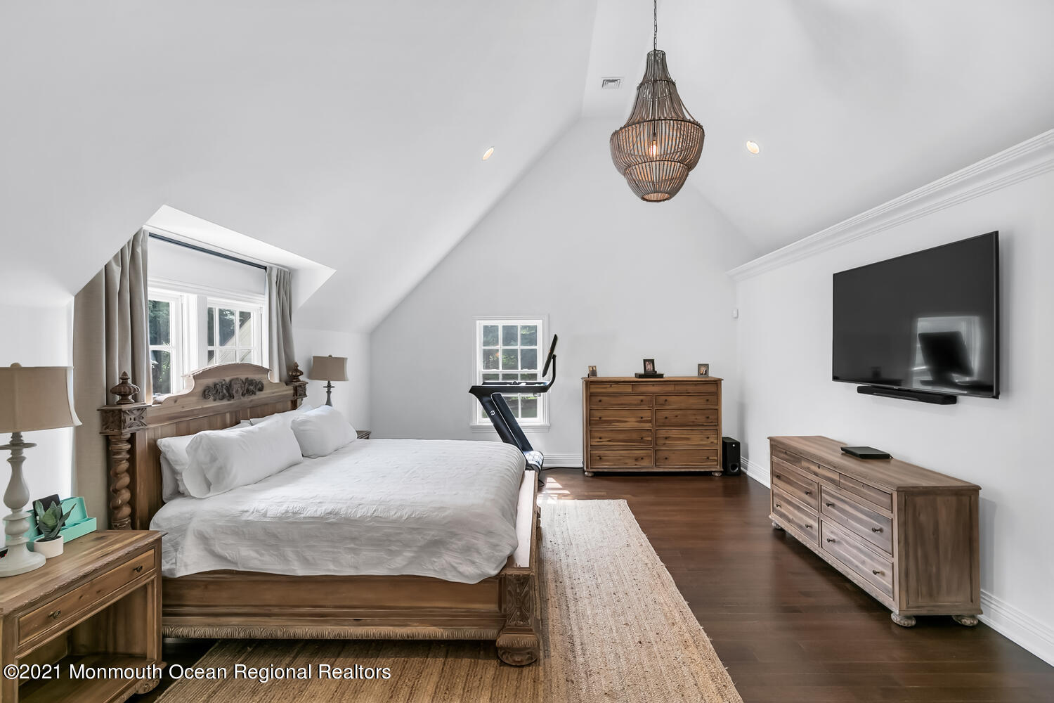 7 Sheraton Lane Rumson, NJ 07760 - Photo 15 of 32 a bedroom with furniture and a flat screen tv