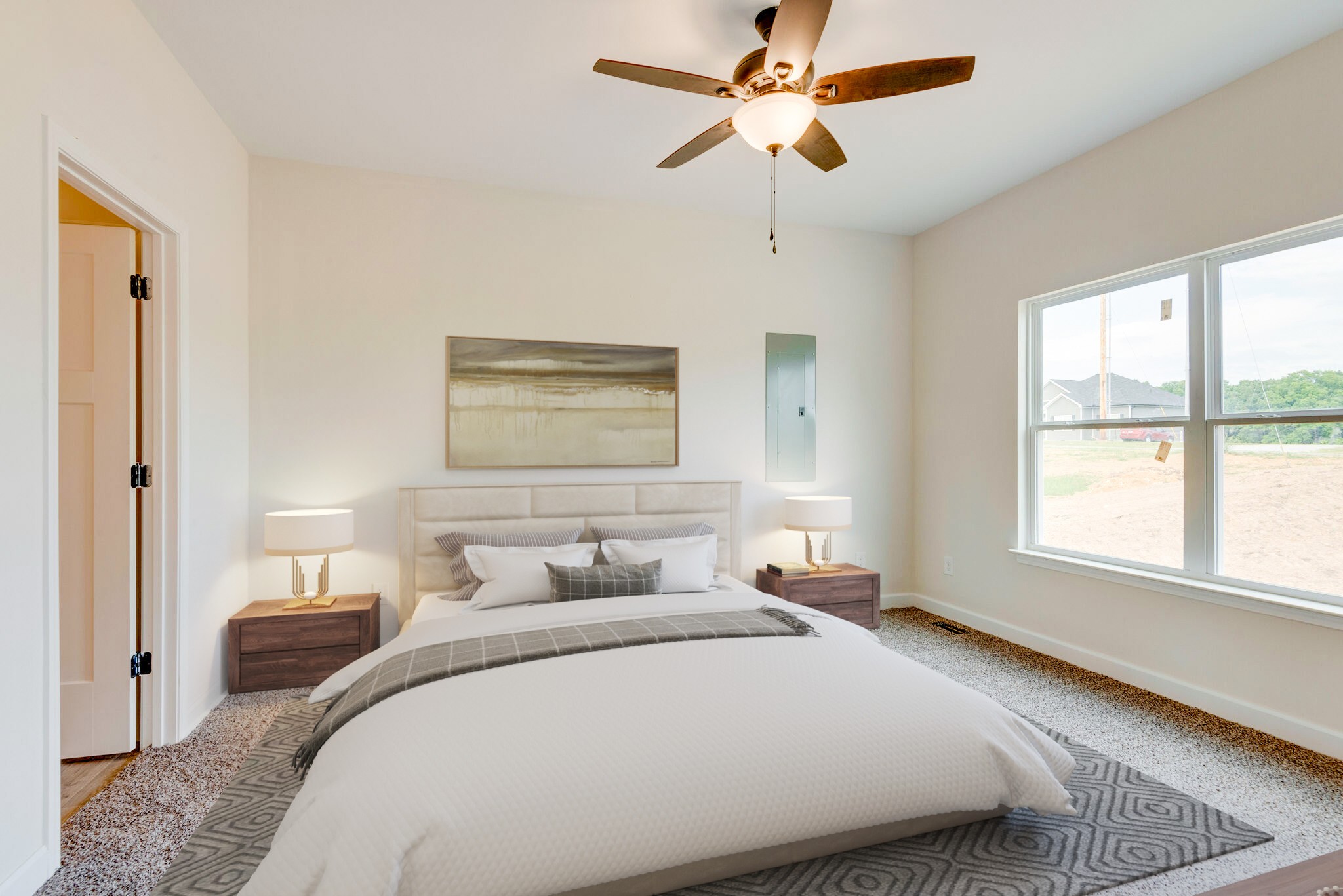 1282 Oak Grove Road Dickson, TN 37055 - Photo 15 of 29 a bedroom with a large bed and a window