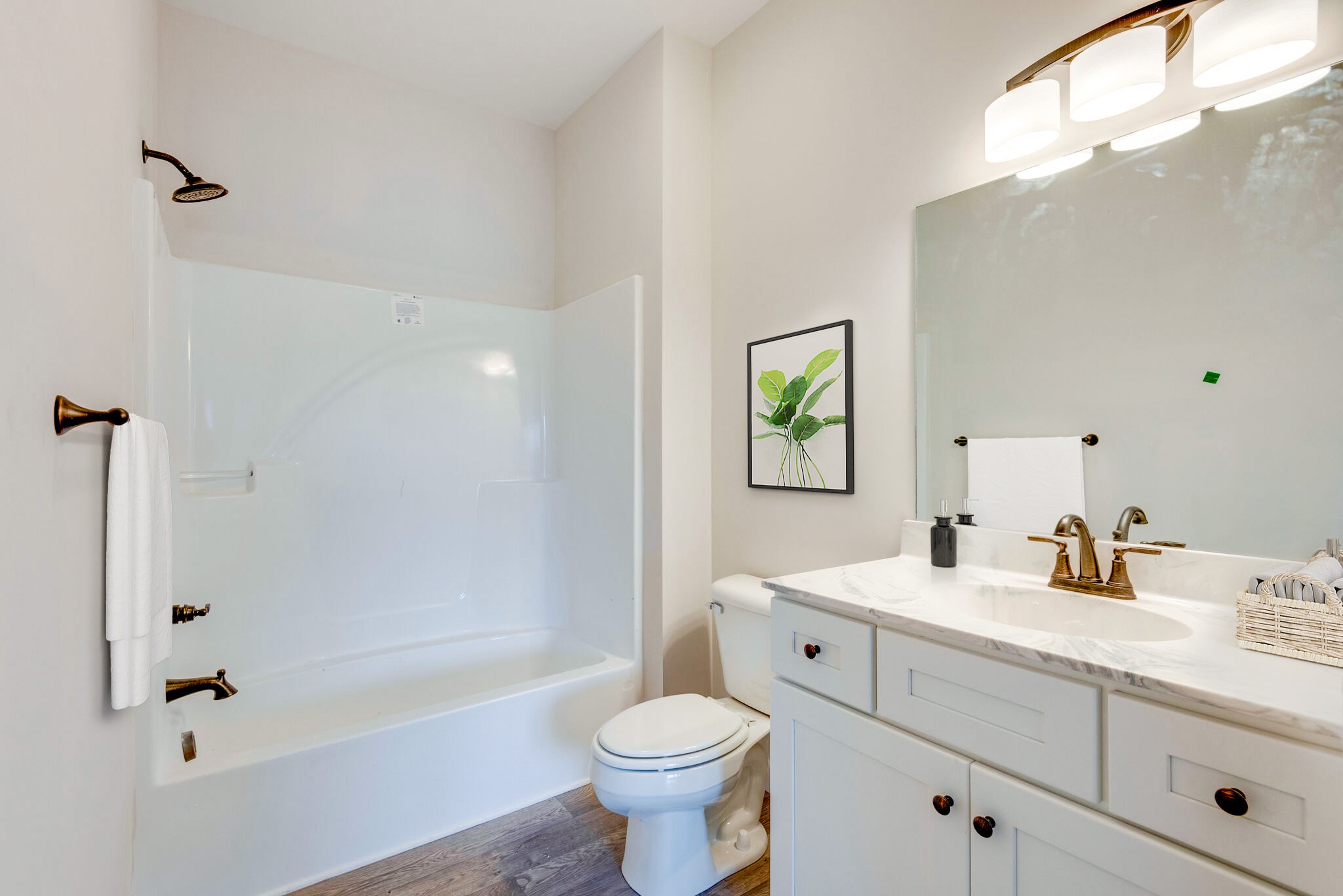1282 Oak Grove Road Dickson, TN 37055 - Photo 18 of 29 a bathroom with a sink a toilet and shower
